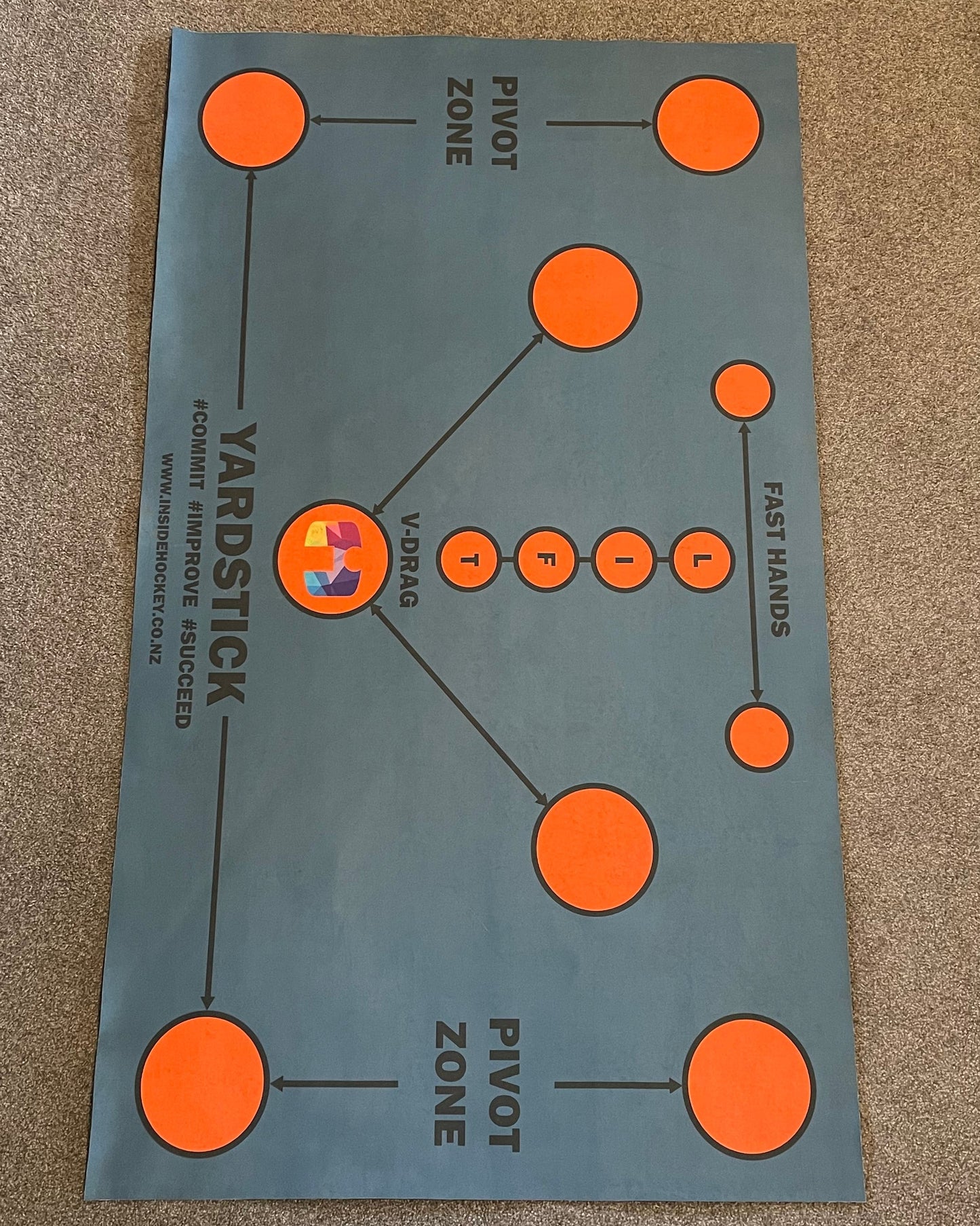 Inside Hockey Skills Mat